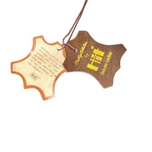 NWT Vintage HIT Briefcase Zip 3 pockets genuine leather brown - Picture 6 of 11